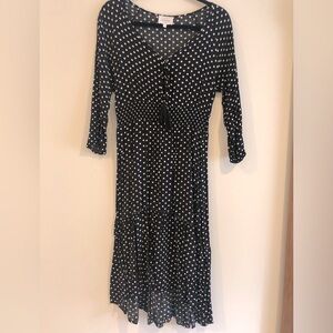 Bohme black and white polka dot dress